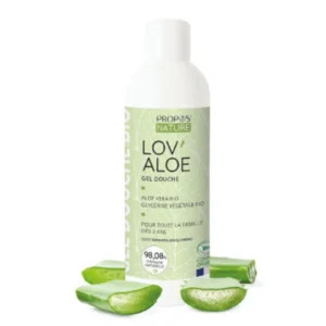 Švelnus dušo gelis su alaviju, LOV’ALOE BIO (200 ml)