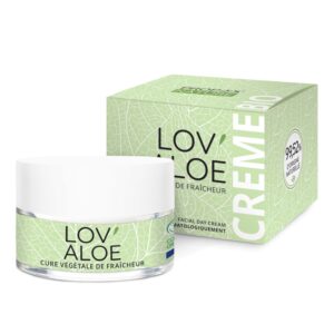 Drėkinamasis veido kremas su alaviju, LOV’ALOE BIO (50 ml)