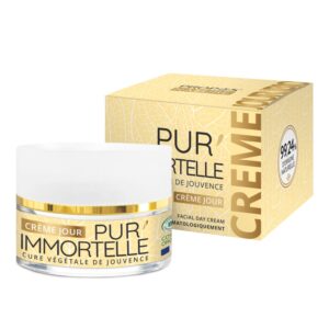 Dieninis veido kremas su šlamučiu ir hialurono rūgštimi, PUR’IMMORTELLE DAY BIO (50 ml)