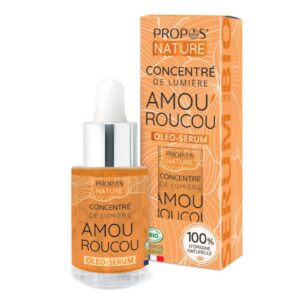 Koncentruotas veido serumas su beta karotenais, AMOU’ROUCOU BIO (30 ml)